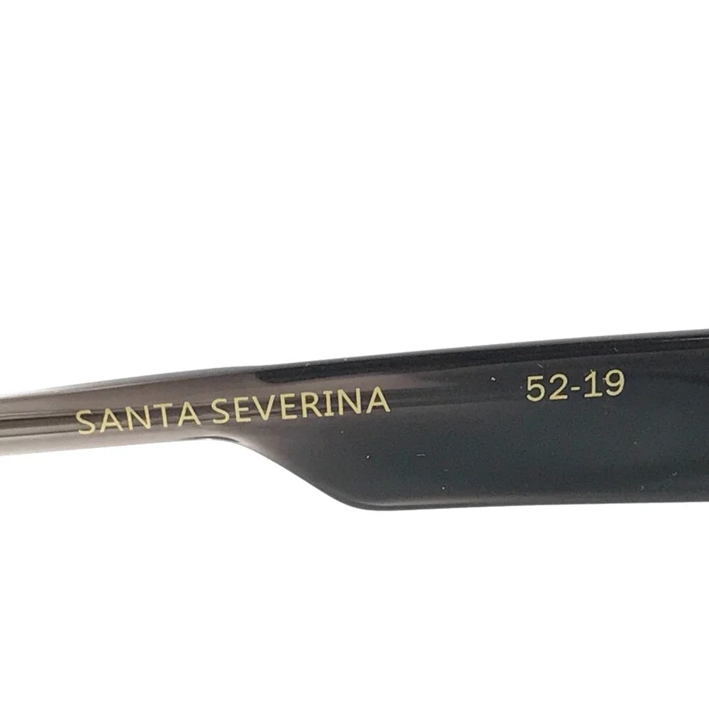 Alfred Kerbs Eyeglasses Frames SANTA SEVERINA BK Black Gray Horn 52-19-140